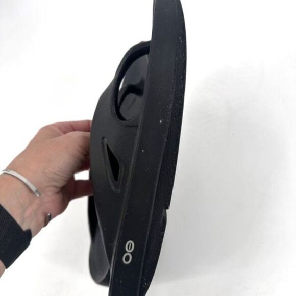 OOFOS OOriginal Flip Flop Men’s 10 Women 12 Sandals Comfort Recovery Shoes Black - Picture 5 of 8